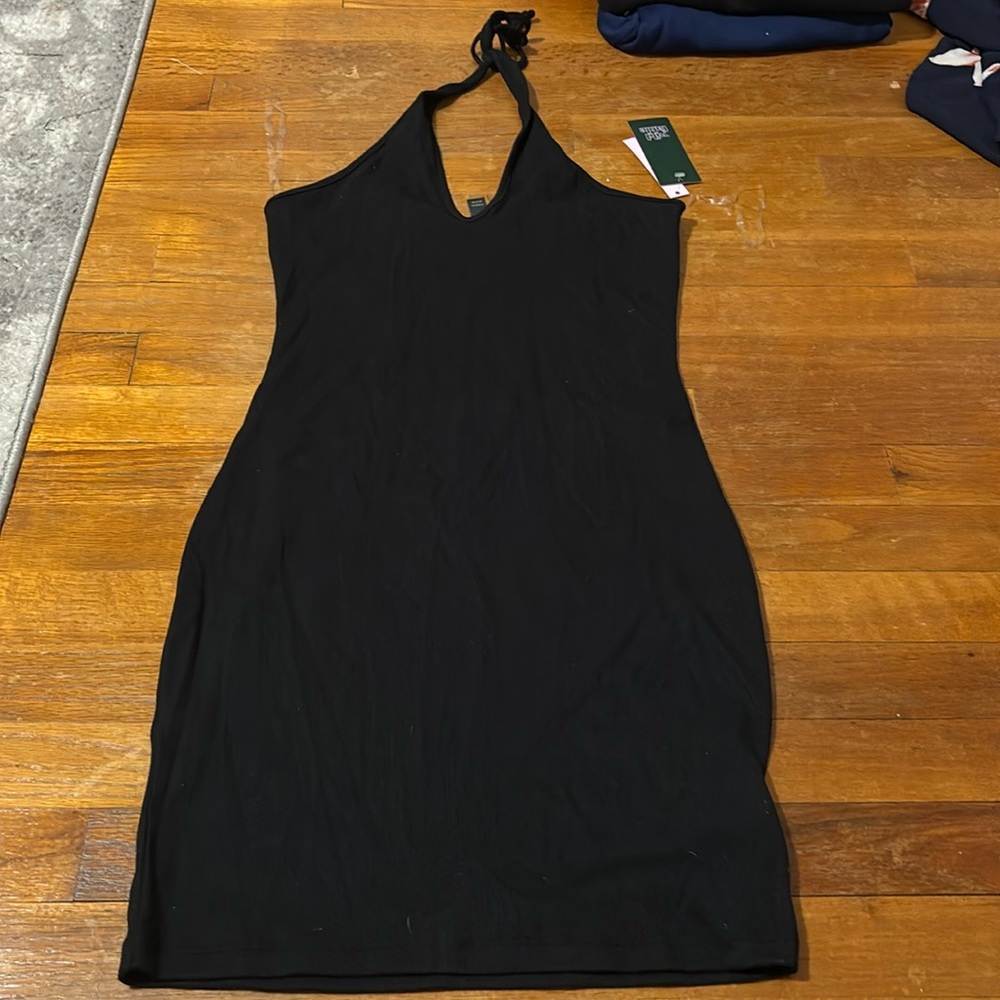 Black Wild Fable Halter Dress Size Medium